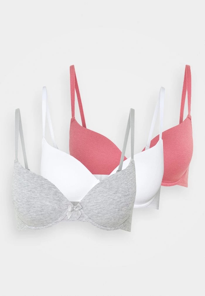 Soutien-Gorge ANNA FIELD Anna Field Sunlight 3 Pack T Shirt Bra Rose Femme | DSH-6159502